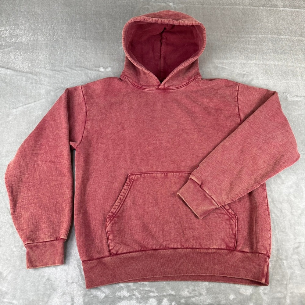 American Giant Vintage Pullover Hoodie Mens Large Pomegranate Red $165 USA NWOT